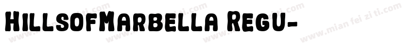 HillsofMarbella Regu字体转换